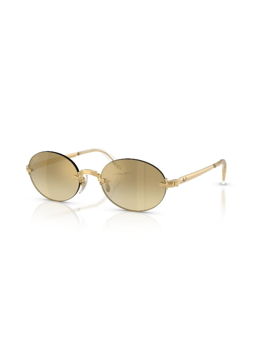New Ray-Ban Unisex Sunglasses Gold Metal Frame Ray Ban RB3929 001 7I 54